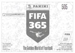 2018 Panini FIFA 365 Stickers #505 Final 1 Back