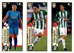 2018 Panini FIFA 365 Stickers #515a/515b/515c Franco Armani / Daniel Bocanegra / Felipe Aguilar Front