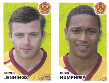 2012 Panini Scottish Premier League Stickers #313 / 314 Chris Humphrey / Steven Jennings Front