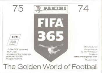 2015-16 Panini FIFA 365 The Golden World of Football Stickers #74 / 75 Daniel Díaz / Gino Peruzzi Back