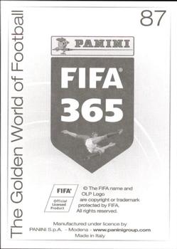 2015-16 Panini FIFA 365 The Golden World of Football Stickers #87 Boca Juniors Xeneizes Back