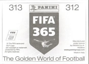 2015-16 Panini FIFA 365 The Golden World of Football Stickers #312 / 313 Sergio Romero / Marcos Rojo Back