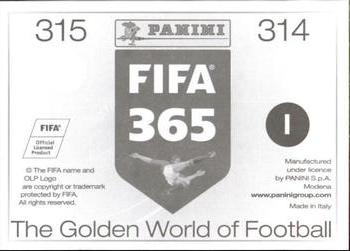 2015-16 Panini FIFA 365 The Golden World of Football Stickers #314 / 315 Chris Smalling / Phil Jones Back