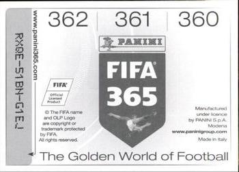 2015-16 Panini FIFA 365 The Golden World of Football Stickers #360 / 361 / 362 Ivan Rakitić / Neymar Jr. / Luis Suárez Back