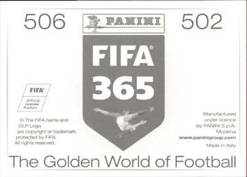 2015-16 Panini FIFA 365 The Golden World of Football Stickers #502 / 506 Gonzalo Castro / Nuri Sahin Back