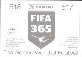 2015-16 Panini FIFA 365 The Golden World of Football Stickers #517 / 518 Jonas Hofmann / Pierre-Emerick Aubameyang Back