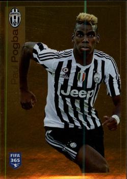 2015-16 Panini FIFA 365 The Golden World of Football Stickers #569 Paul Pogba Front
