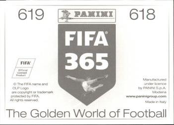 2015-16 Panini FIFA 365 The Golden World of Football Stickers #618 / 619 Miguel Samudio / Ventura Alvarado Back