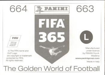 2015-16 Panini FIFA 365 The Golden World of Football Stickers #663 / 664 Riechedly Bazoer / Nemanja Gudelj Back