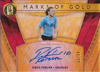 2019-20 Panini Gold Standard - Marks of Gold Fine #MG-DFO Diego Forlan Front