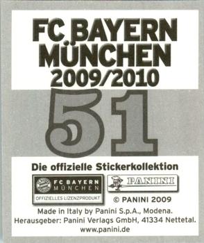 2009-10 Panini FC Bayern München Stickers #51 Breno Back