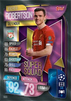 2019-20 Topps Match Attax UEFA Champions League International - Super Squad #SS3 Andrew Robertson Front
