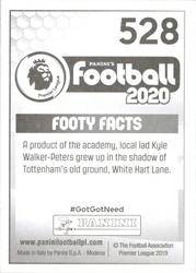 2019-20 Panini Football 2020 #528 Kyle Walker-Peters Back