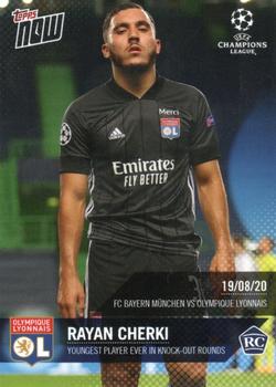 2019-20 Topps Now UEFA Champions League #077 Rayan Cherki Front