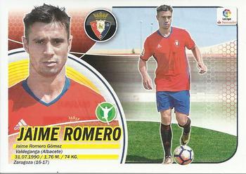 2016-17 ESTE Spanish Liga #475 Jaime Romero Front