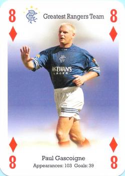 2004-05 Carta Mundi Rangers Football Club Playing Cards #8♦ Paul Gascoigne Front