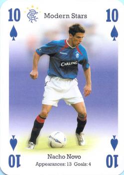 2004-05 Carta Mundi Rangers Football Club Playing Cards #10♠ Nacho Novo Front