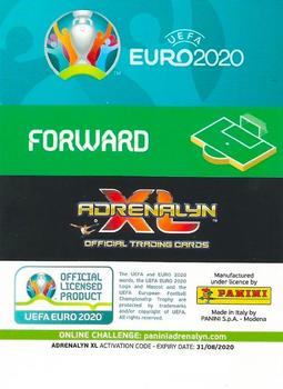 2020 Panini Adrenalyn XL UEFA Euro 2020 Preview #110 Yussuf Poulsen Back