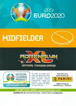 2020 Panini Adrenalyn XL UEFA Euro 2020 Preview - XXL Limited Edition #NNO Paul Pogba Back