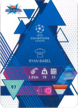 2019-20 Topps Crystal UEFA Champions League #97 Ryan Babel Back