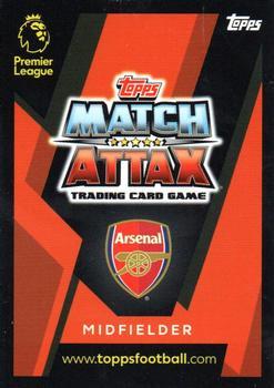 2018 Topps Match Attax Ultimate - Green #10 Aaron Ramsey Back