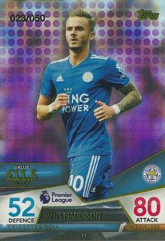 2018 Topps Match Attax Ultimate - Purple #55 James Maddison Front