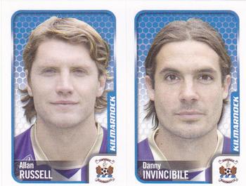 2010 Panini Scottish Premier League Stickers #313 / 315 Allan Russell / Danny Invincibile Front