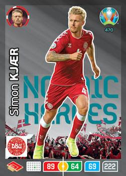 2020 Panini Adrenalyn XL UEFA Euro 2020 Preview - Nordic Edition Exclusive #470 Simon Kjær Front
