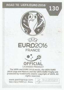 2015 Panini Road to UEFA Euro 2016 Stickers #130 Darijo Srna Back
