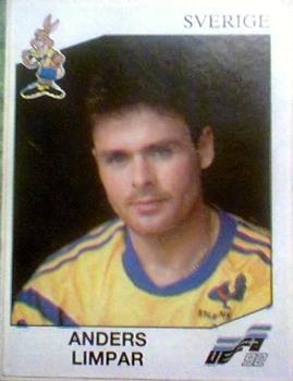 1992 Panini Euro '92 Stickers #30 Anders Limpar Front