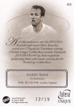 2020 Futera Unique World Football - Heritage Silver #73 Harry Kane Back