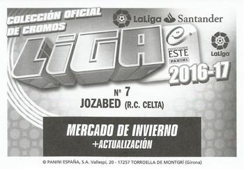2016-17 ESTE Spanish Liga - Mercado de Invierno #7 Jozabed Sanchez Back
