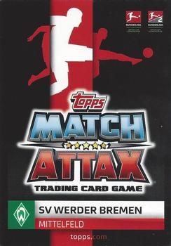 2019-20 Topps Match Attax Bundesliga Action #407 Philipp Bargfrede Back
