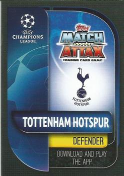 2019-20 Topps Match Attax UEFA Champions League UK Extra - Germany Editon #SU53 Kyle Walker-Peters Back