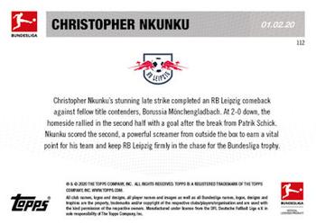 2019-20 Topps Now Bundesliga English #112 Christopher Nkunku Back
