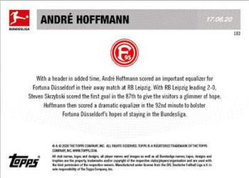2019-20 Topps Now Bundesliga English #183 Andre Hoffmann Back