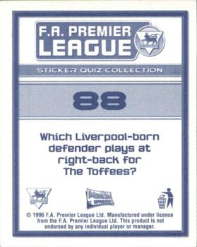 2005-06 Merlin FA Premier League Sticker Quiz Collection #88 Tony Hibbert Back