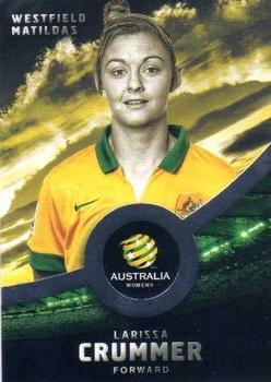 2016-17 Tap 'N' Play Football Australia - Silver Parallel #28 Larissa Crummer Front
