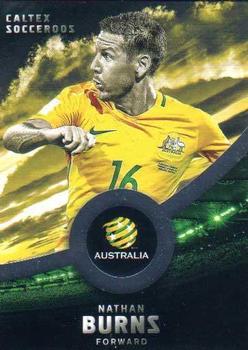 2016-17 Tap 'N' Play Football Australia - Gold Parallel #02 Nathan Burns Front