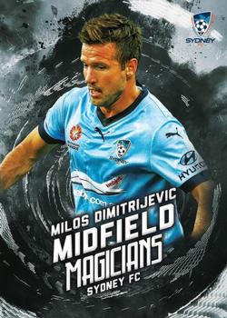 2016-17 Tap 'N' Play Football Australia - Midfield Magicians #MM-10 Miloš Dimitrijević Front