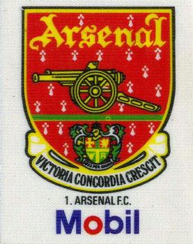 1983 Mobil Football Club Badges #1. Arsenal Badge Front