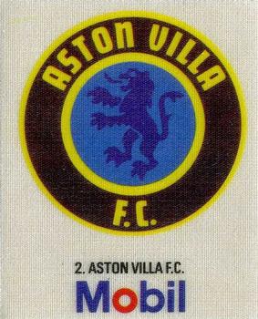 1983 Mobil Football Club Badges #2. Aston Villa Badge Front