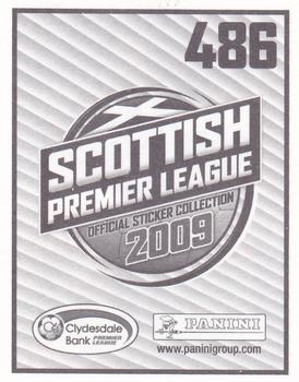 2009 Panini Scottish Premier League Stickers #486 John Potter Back