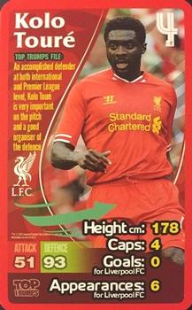 2013-14 Top Trumps Liverpool #NNO Kolo Toure Front