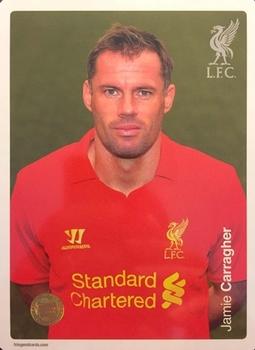 2012-13 Tin Concepts FC Legends Liverpool #NNO Jamie Carragher Front