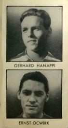 1958 D.C. Thomson Wizard World Cup Footballers #6 Gerhard Hanappi / Ernst Ocwirk Front