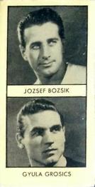 1958 D.C. Thomson Wizard World Cup Footballers #15 Jozsef Bozsik / Gyukla Grosics Front