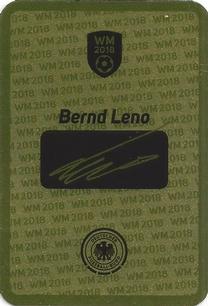 2018 Ferrero WM 2018 DFB Team #47 Bernd Leno Back