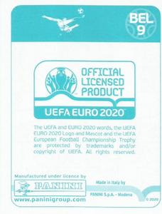 2020 Panini UEFA Euro 2020 International Stickers Preview #BEL9 Matz Sels Back