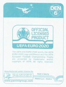 2020 Panini UEFA Euro 2020 International Stickers Preview #DEN6 Simon Kjaer Back